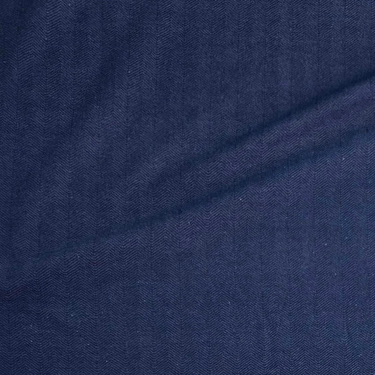 Knit - Herringbone Self Stripe - Navy