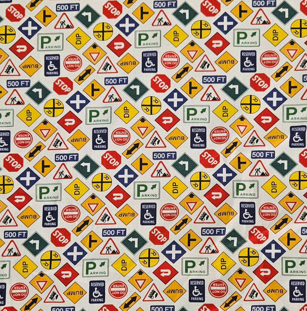 Lets Go - Signs on White