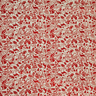 compare product Liberty - A Woodland Christmas - Enchanted Forest Red A