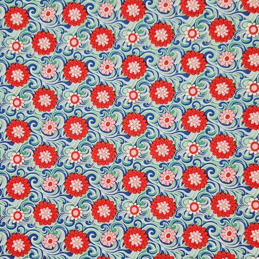 Liberty - Carnaby Collection - Carnation Carnival C Red