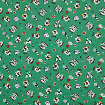 compare product Liberty - Carnaby Collection - Fluttering Floral B Green