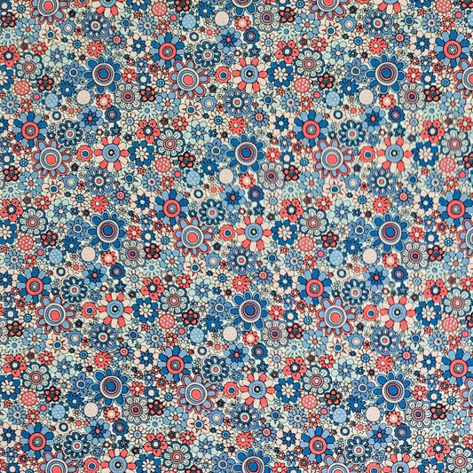 Liberty - Carnaby Collection - Paradise Petals A Blue