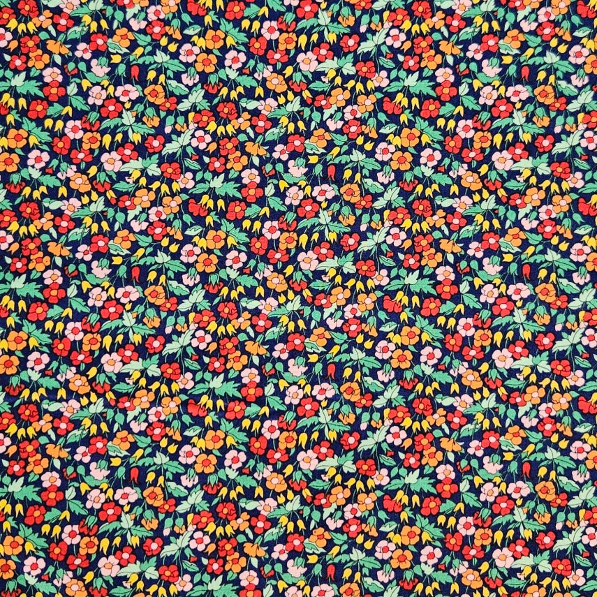Liberty - Carnaby Collection - Piccadilly Poppy F Navy
