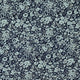 Liberty - Flower Show Midnight Garden Collection - Emily Silhouette Flower G Blue