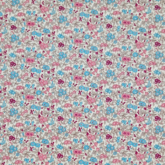 Liberty - Flower Show Midnight Garden Collection - Forget Me Not Blossom F Pink