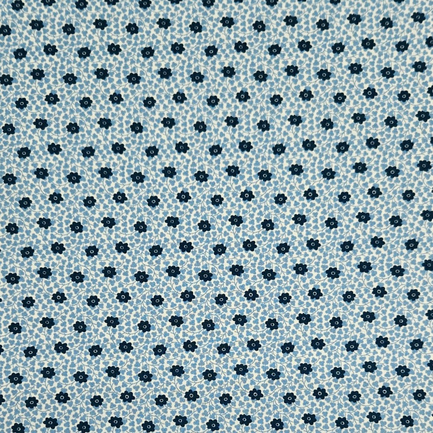 Liberty - Flower Show Midsummer Collection - Chelsea Flower A Blue
