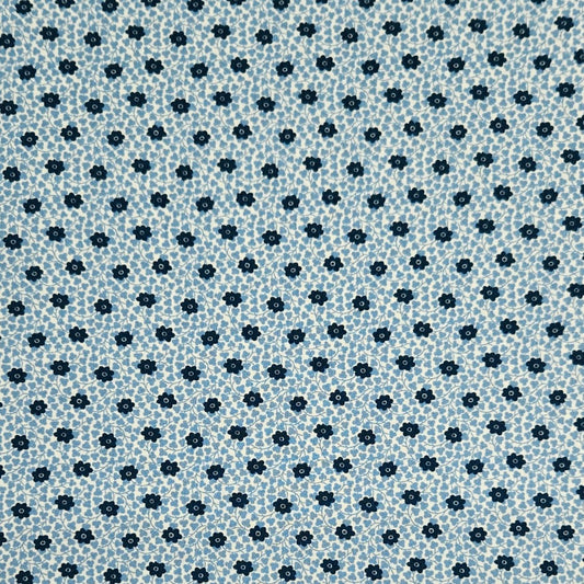 Liberty - Flower Show Midsummer Collection - Chelsea Flower A Blue