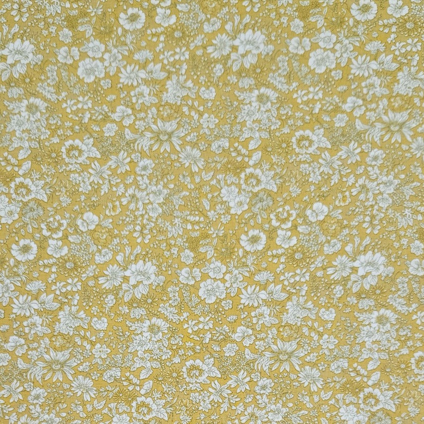 Liberty - Flower Show Sunrise Collection - Emily Silhouette Flower I Yellow