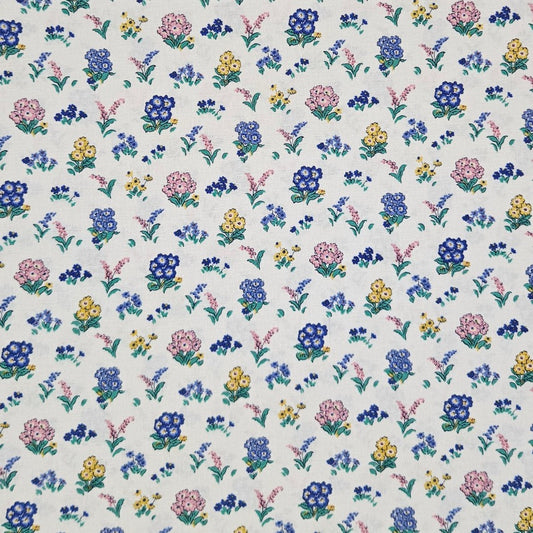 Liberty - Flower Show Sunrise Collection - Kensington Gardens C White