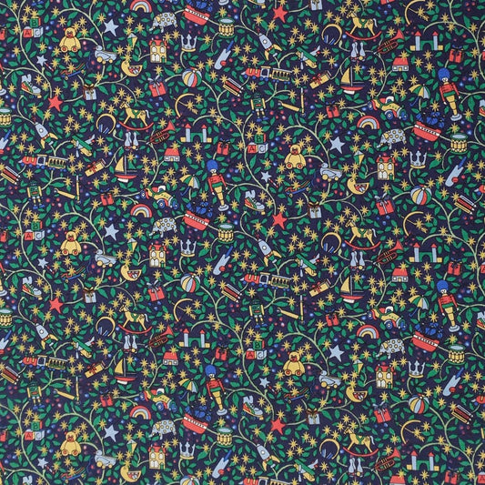 Liberty - Magical Forest with Metallic Stars A Navy