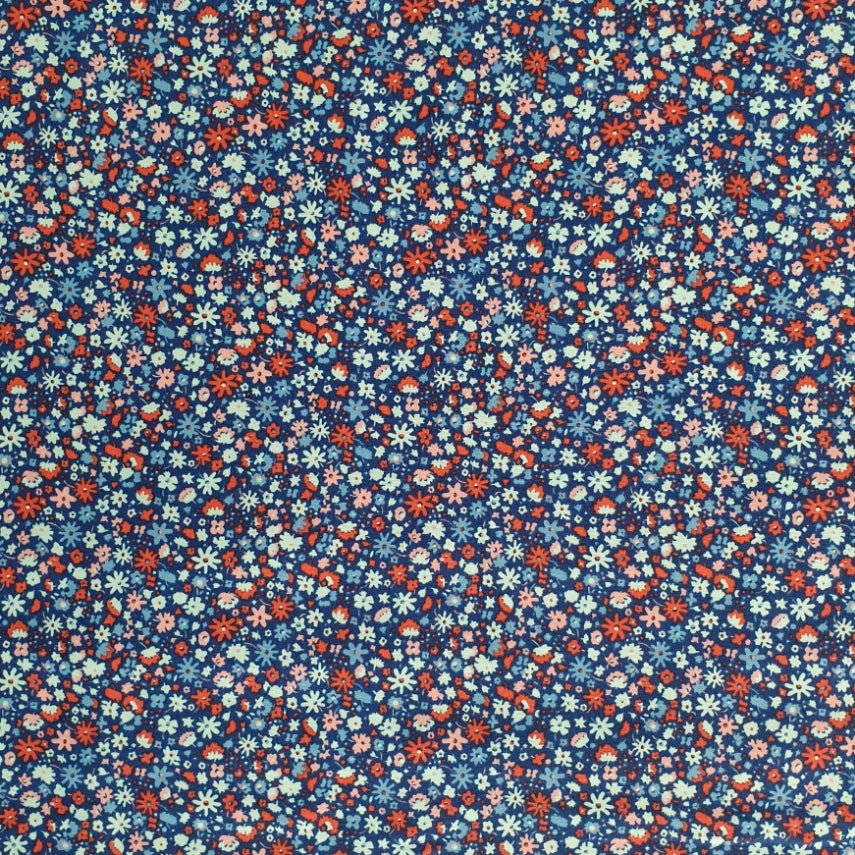 Liberty - The Carnaby Collection - Bloomsbury Blossoms Blue A
