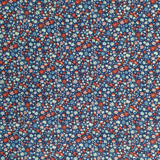 Liberty - The Carnaby Collection - Bloomsbury Blossoms Blue A