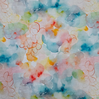 compare product Linen - Floral Blotches