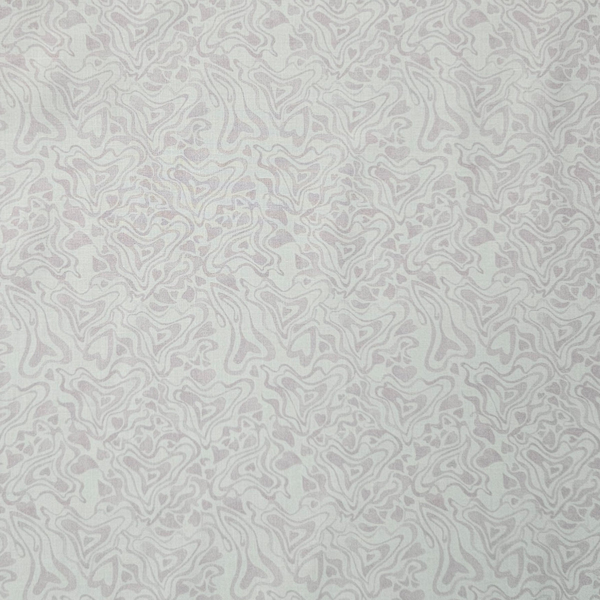 Love Matters - Swirls Pink on White