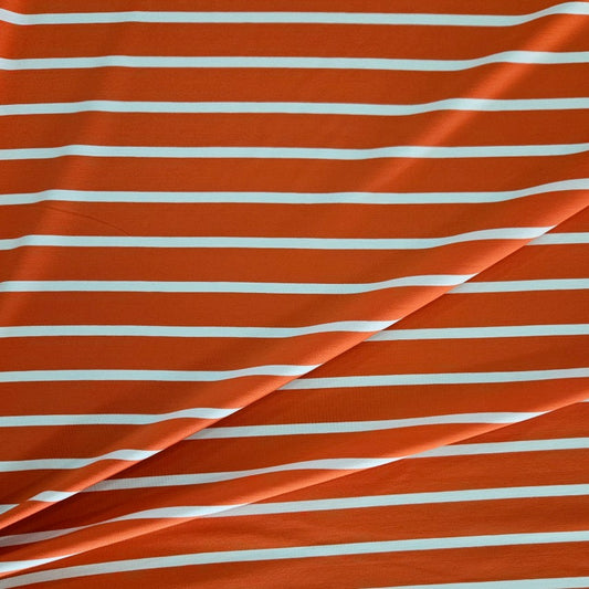 MODAL - Orange and White Stripes