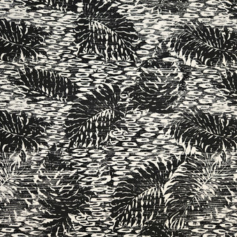 compare product MODAL KNIT - Tropical in Black and Off White