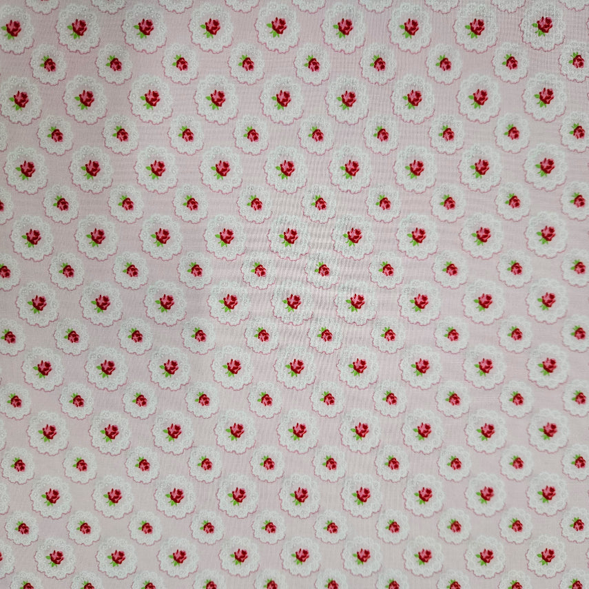Market Day - Doily on Pink