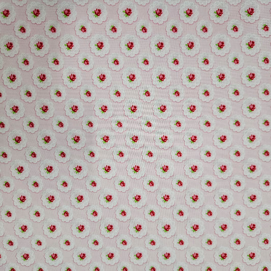 Market Day - Doily on Pink