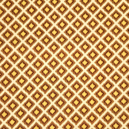 Mini Ikats- Fuzzy Diamonds Brown