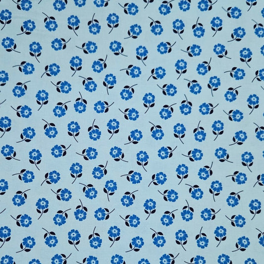 Modern Florals - Blue flower