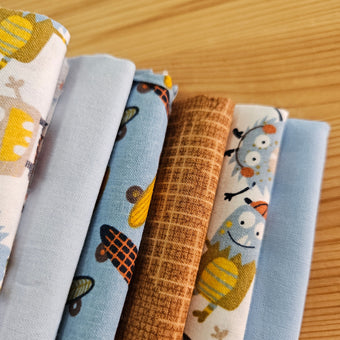 compare product Remnant Craft Fabrics - Monster Dudes