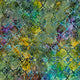 Batik - 39-9 Tiles Blue on Multi