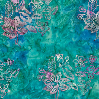 compare product Batik - Wild Roses Blue