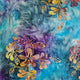 Batik - Lilies on Light Blue