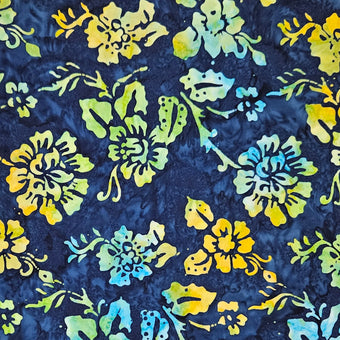 compare product Batik - Hibiscus on Navy