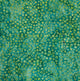 Batik - Bubbles Green on Blue