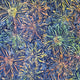Batik - Sunflowers on Dark Blue