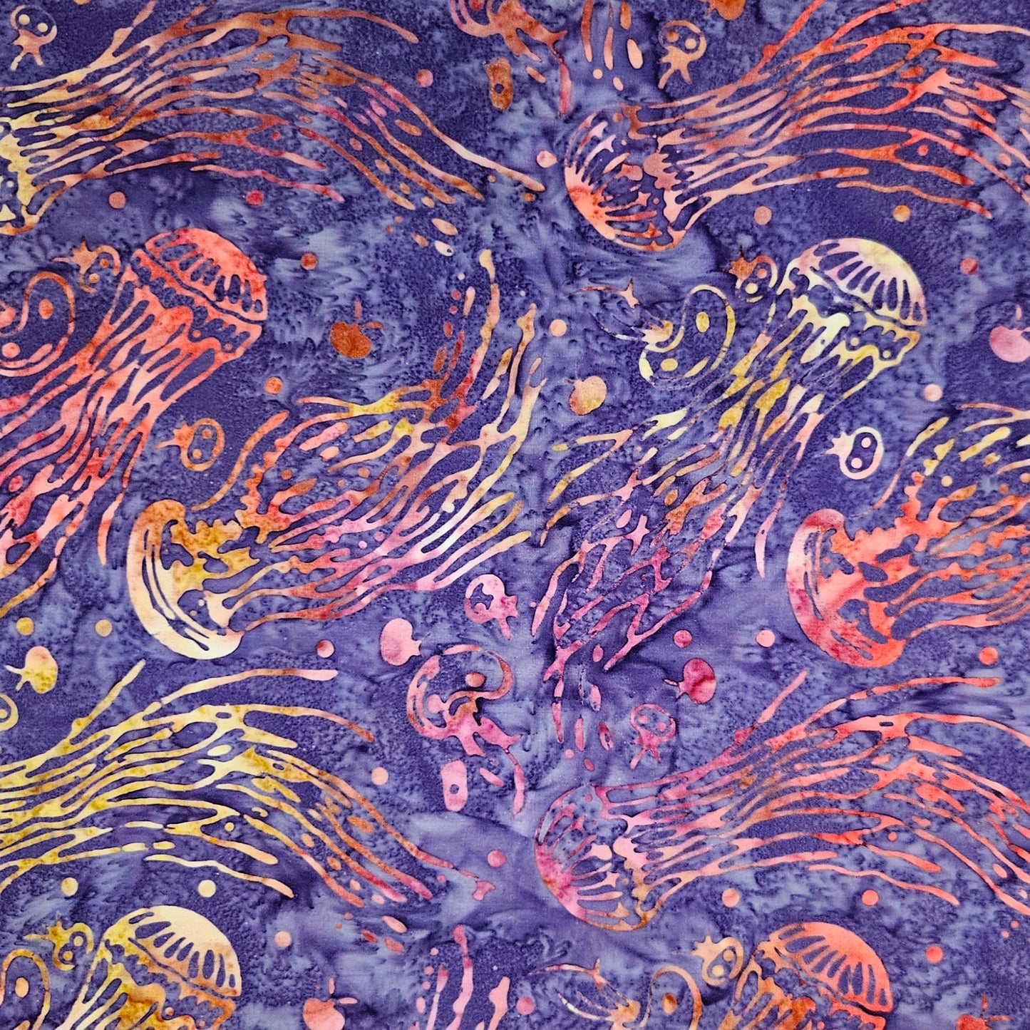 Batik - Jellyfish on Blue