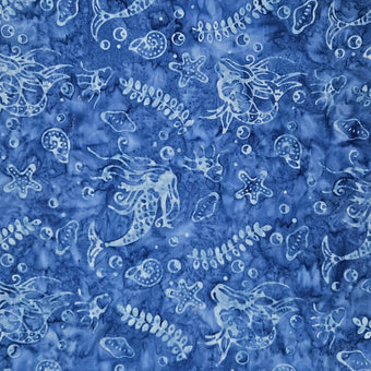 compare product Batik - Mermaids on Deep Blue