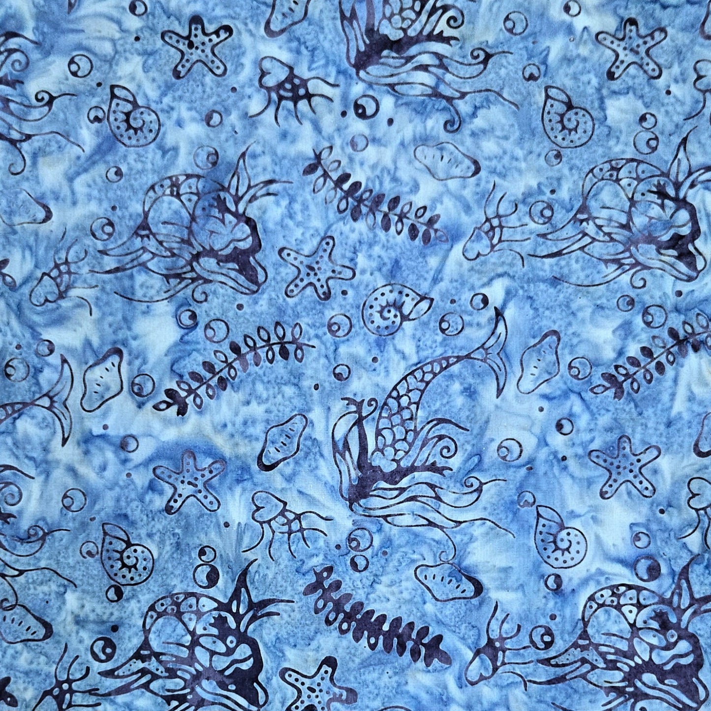 Batik - Mermaids on Light Blue