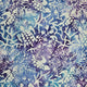 Batik - Turtles and Coral Blue Purple