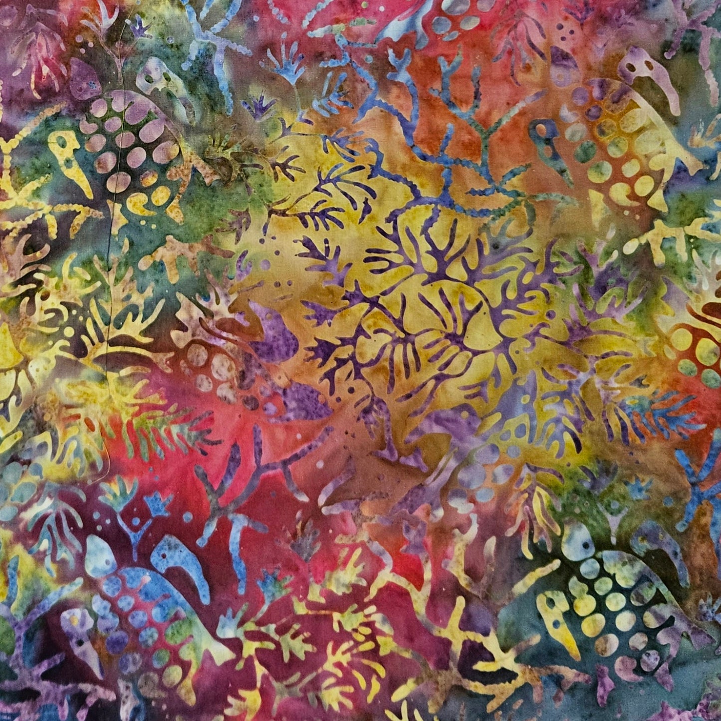 Batik - 114-34 Turtles and Coral Multi