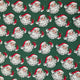 Old Fashioned Christmas - Santa on Green