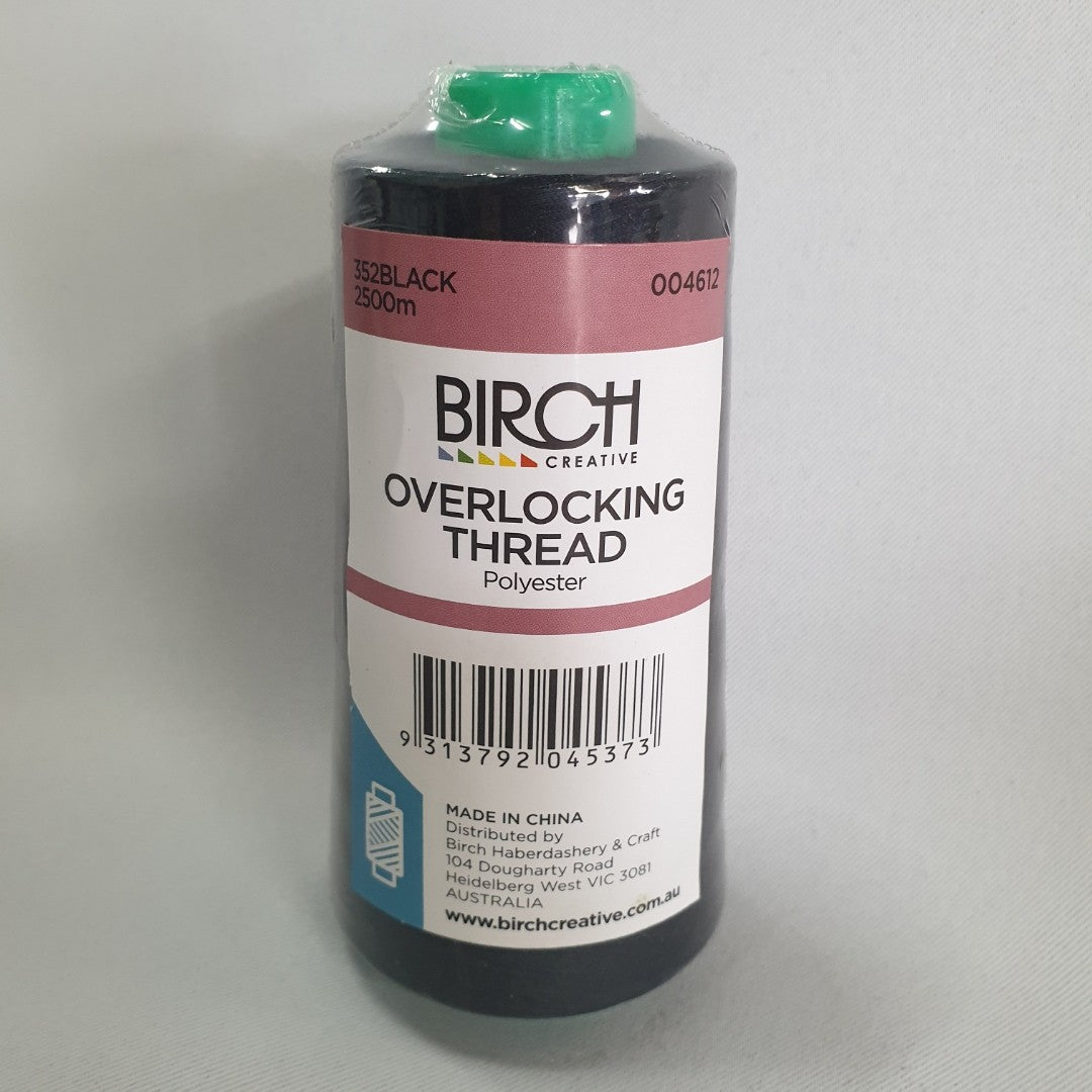 Overlocking Thread - 2500mt - Black