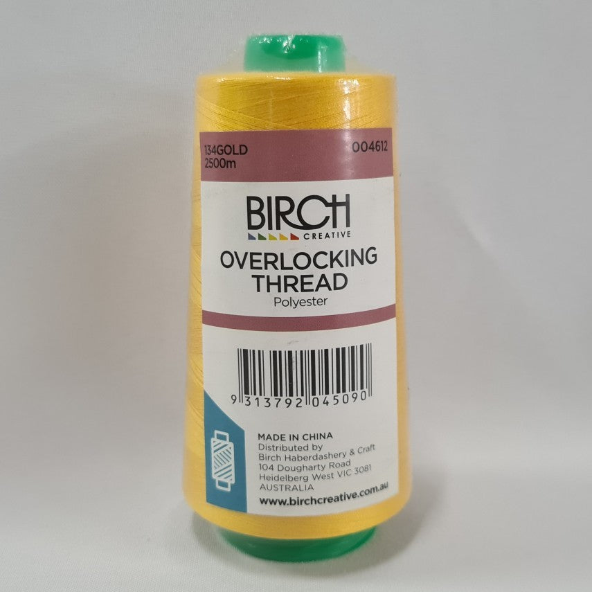 Overlocking Thread - 2500m - Gold