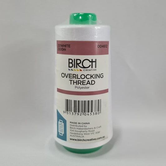 Overlocking Thread - 2500m - White