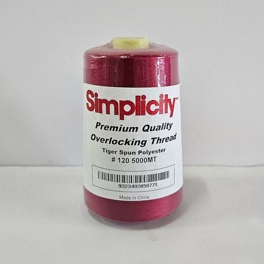 Overlocking Thread - 5000mt - Maroon 118