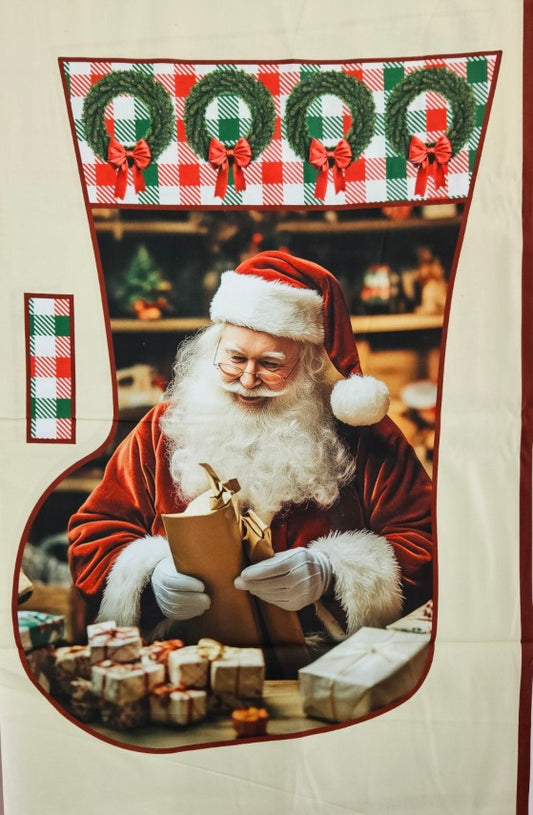 Craft Panel - Santa Stocking Pattern