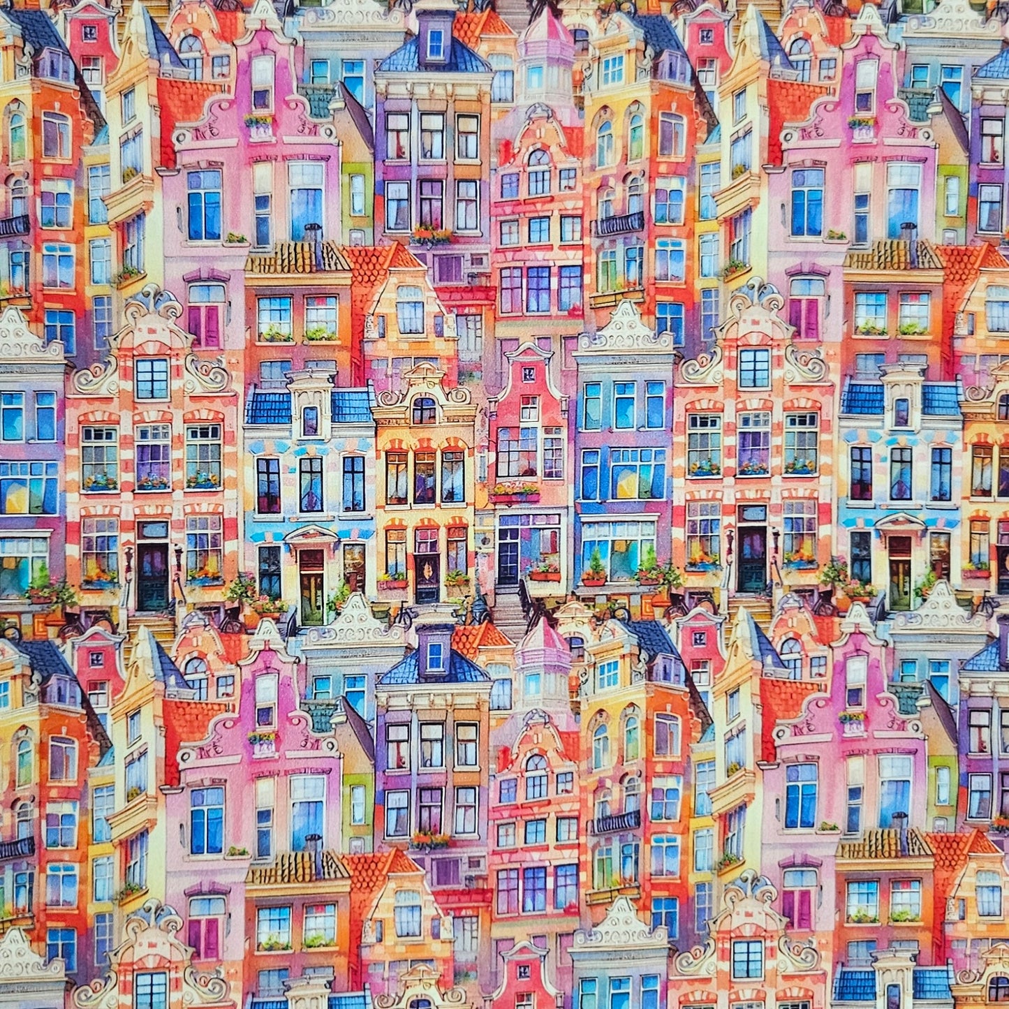 Pastel City Streets