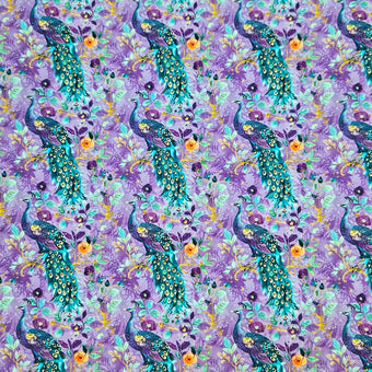 compare product Peacocks - Majestic on Light Purple 7823