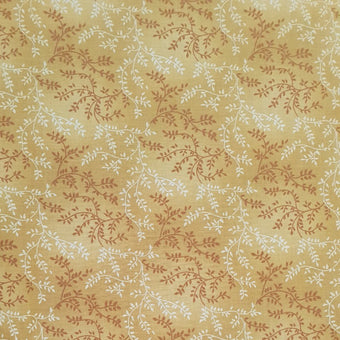 compare product Quilt Backing - Vine - Gold