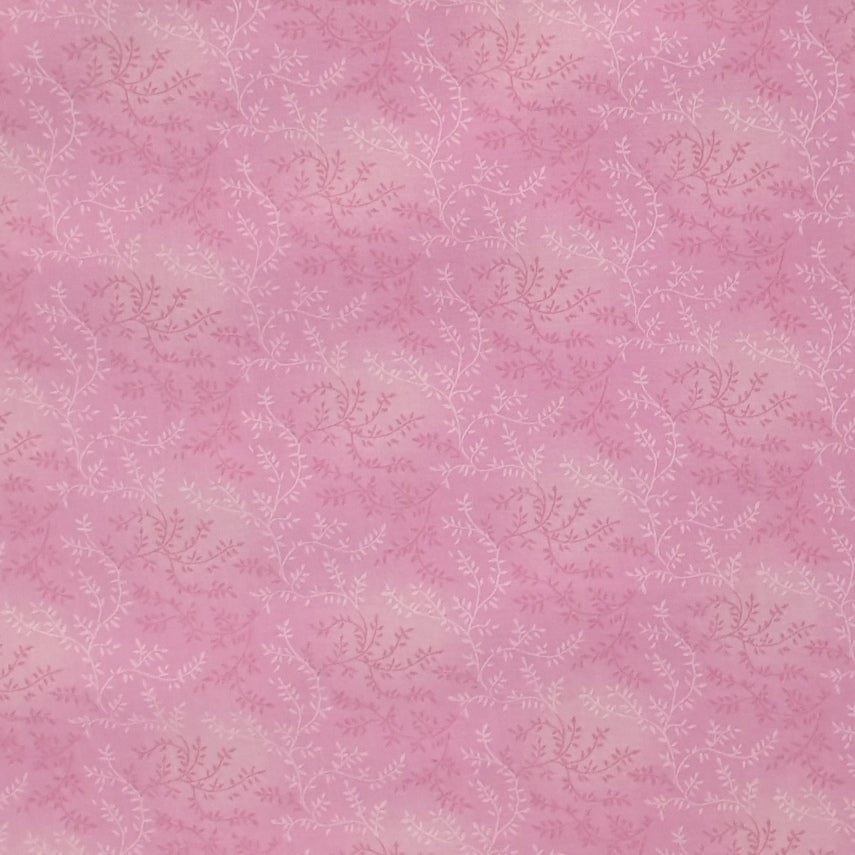 Quilt Backing - Vine - Pink