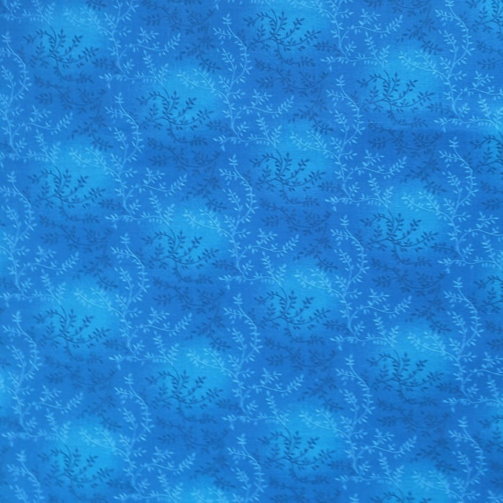 Quilt Backing - Vine - Royal