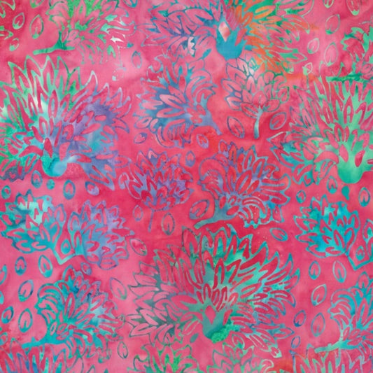 Batik Quilt Backing - Chrysanthemum Pink