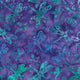 Batik Quilt Backing - 2186 Dragonflies Green on Purple