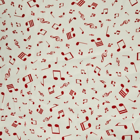 Rainbow Notes - Red on White